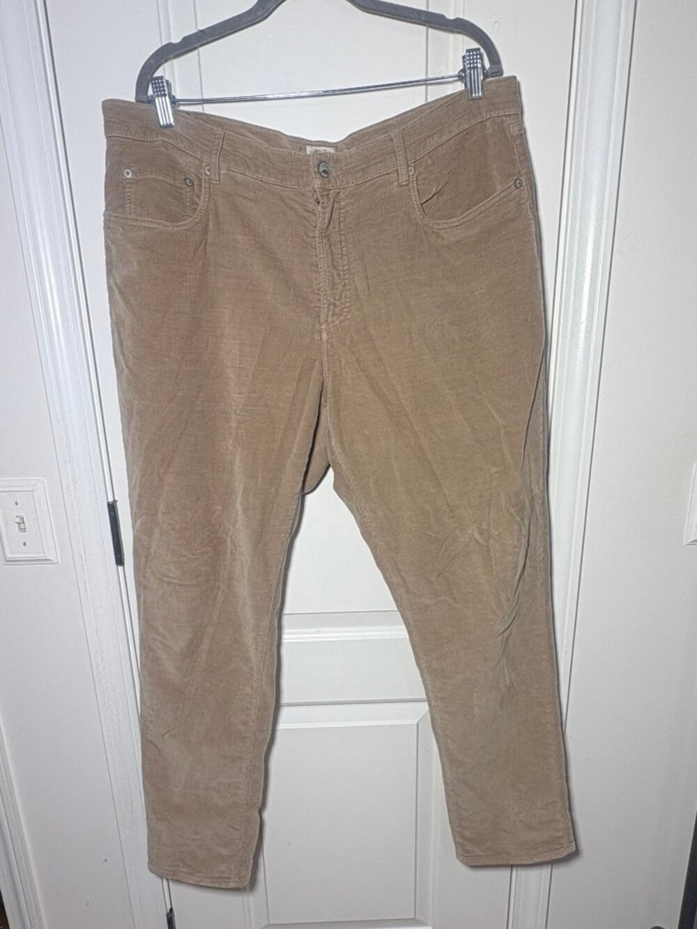 FAHERTY Men's Corduroy Pants Tan Color size 38x32